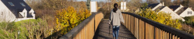 Marolles : remplacement de la passerelle du Parc Urbain