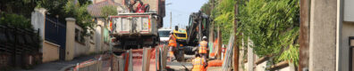 Bonneuil-sur-Marne : travaux rue du Mont-Mesly