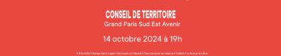 Revivez le Conseil de Territoire du 14 octobre 2024