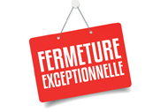 FERMETURE EXCEPTIONNELLE LE JEUDI 23 JANVIER APRÈS-MIDI