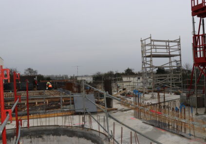 chantier du nouveau pôle culturel à chennevières (3)