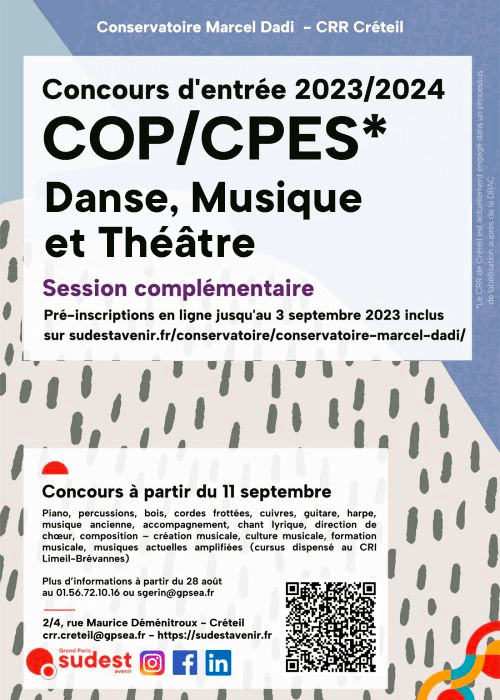 COP CES DANSE MUSIQUE THEATRE